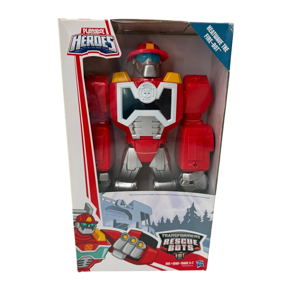 Playskool Heroes Transformers Rescue Bots Heatwave Fire-Bot Action Figure Red
